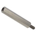 Newport Fasteners Hex Standoff, #8-32 Thrd Sz, Stainless Steel Plain, 1/4" Hex W, 832 PK 4534-832-SS